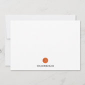 Basketball Birthday Party Invitation Kaart (Achterkant)