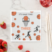Basketball Birthday Party Invitation Servet (Insitu)