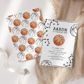 Basketball Birthday Party Kaart