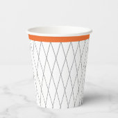 Basketball Birthday Party Papieren Bekers (Achterkant)