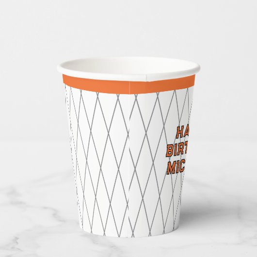Basketball Birthday Party Papieren Bekers (Rechts)
