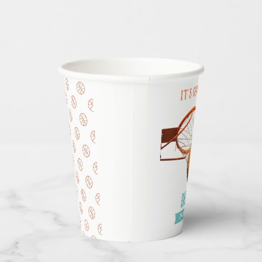 Basketball Birthday Party Papieren Bekers (Rechts)