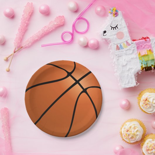 Basketball Birthday Party Papieren Bordje (Feest)