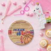 Basketball Birthday Party Papieren Bordje (Feest)