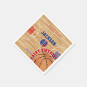 Basketball Birthday Party Servet (Hoek)
