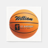Basketball Birthday Party Servet (Voorkant)
