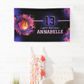 Basketball Birthday Party Spandoek (Insitu)