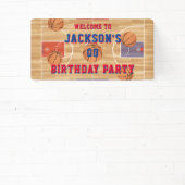 Basketball Birthday Party Spandoek (Insitu)