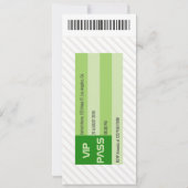  Basketball Birthday Party Ticket nodig Kaart (Achterkant)