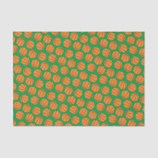 Basketball Birthday Party Tissuepapier (Voorkant)