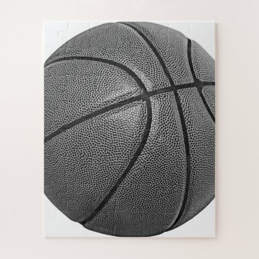Basketball Black en White Legpuzzel (Verticaal)
