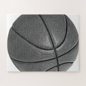 Basketball Black en White Legpuzzel (Horizontaal)