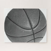 Basketball Black en White Legpuzzel (Horizontaal)