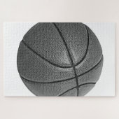 Basketball Black en White Legpuzzel (Horizontaal)