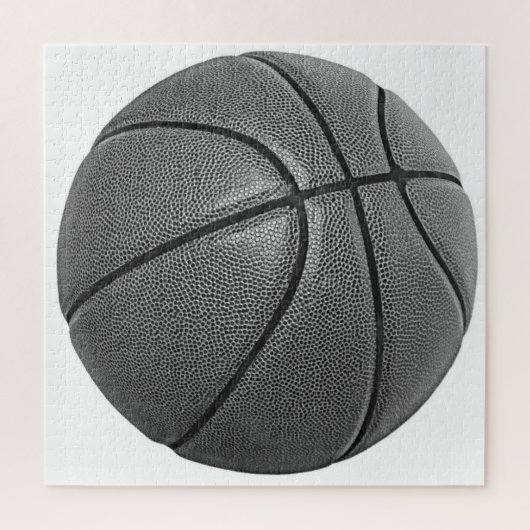 Basketball Black en White Legpuzzel (Verticaal)