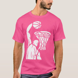 Basketball Black en White T-shirt