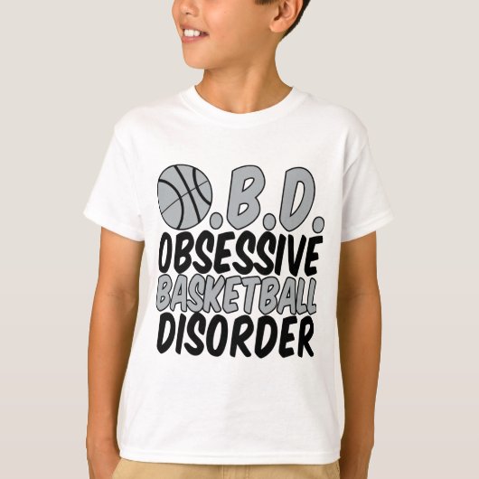 Basketball Black/Grey T-shirt (Voorkant)