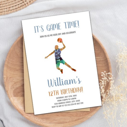 Basketball Black Oranje injecties Kaart