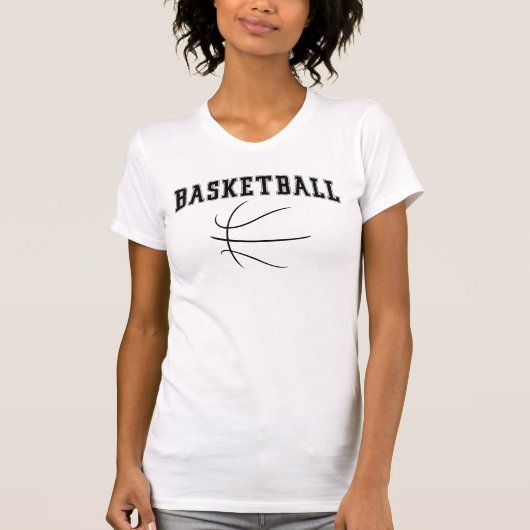 Basketball Black T-shirt (Voorkant)