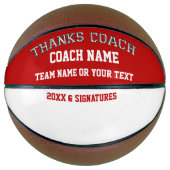 Basketball Blank Area for Player's Signatures Basketbal (Voorkant)