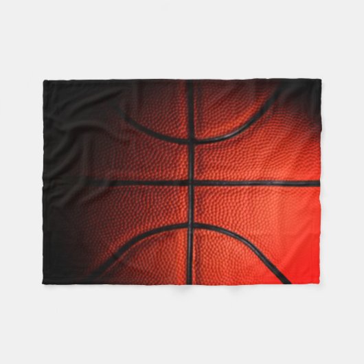 Basketball Blanket Fleece Deken (Voorkant (Horizontaal))
