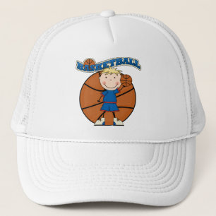 BASKETBALL Blond Boy T-shirts en cadeautjes Trucker Pet