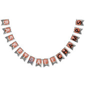 Basketball Blue Bunting Banner Afstudeerder (Alle)