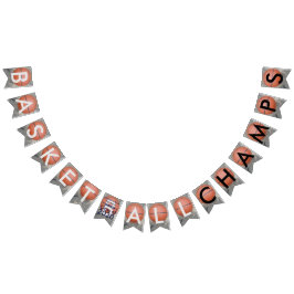 Basketball Blue Bunting Banner Afstudeerder