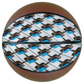 Basketball Blue Grey Basketbal (Voorkant)