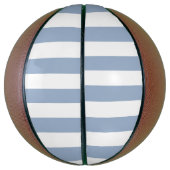 Basketball Blue & White Stripe Basketbal (Verticaal)