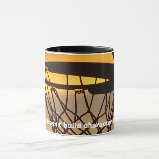 Basketball bouwt geen teken... mok (Midden)