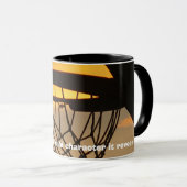 Basketball bouwt geen teken... mok (Voorkant rechts)