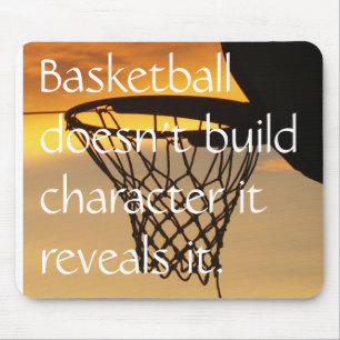 Basketball bouwt geen teken... muismat