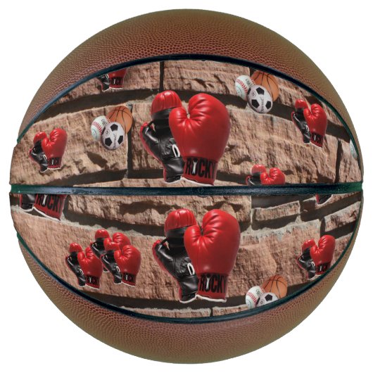 Basketball Boxing-handschoenen Basketbal (Voorkant)