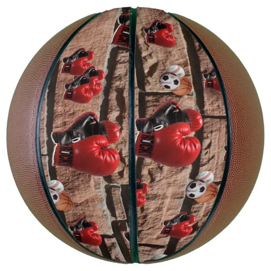 Basketball Boxing-handschoenen Basketbal (Verticaal)