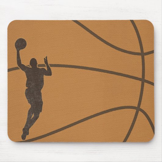 Basketball Boy Ball Mousepad Muismat (Voorkant)