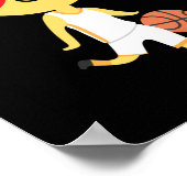 Basketball Boy Emoji Poster (Hoek)
