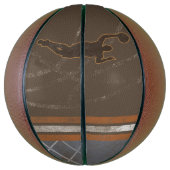 Basketball Boy Man Aangepast personaliseren Mini Basketbal (Verticaal)