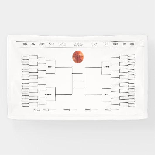 Basketball Bracket Spandoek (Horizontaal)
