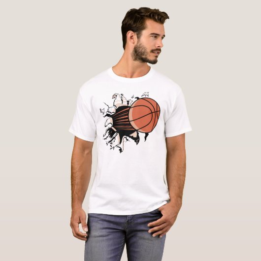 Basketball Breakout T-Shirt (Voorkant volledig)