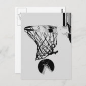 Basketball Briefkaart (Voorkant / Achterkant)