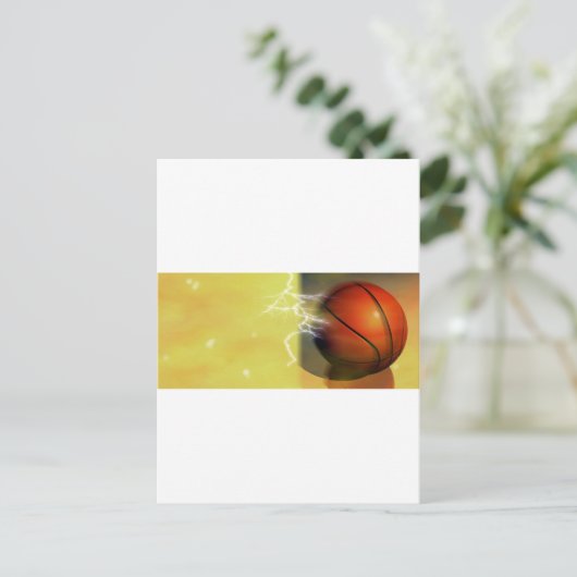 Basketball Briefkaart (Staand voorkant)