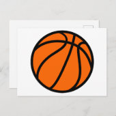 Basketball Briefkaart (Voorkant / Achterkant)