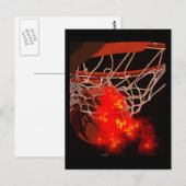 Basketball Briefkaart (Voorkant / Achterkant)