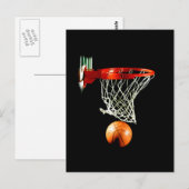 Basketball Briefkaart (Voorkant / Achterkant)