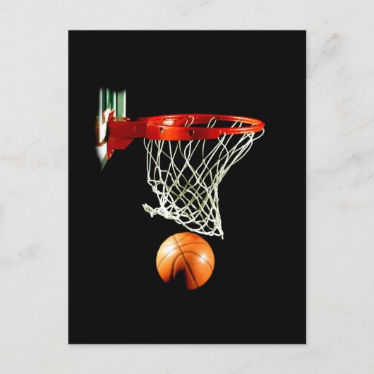 Basketball Briefkaart (Voorkant)
