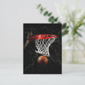 Basketball Briefkaart (Staand voorkant)