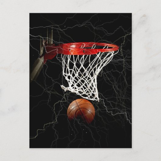 Basketball Briefkaart (Voorkant)