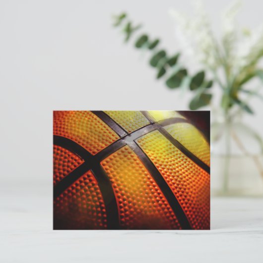 Basketball Briefkaart (Staand voorkant)