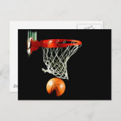 Basketball Briefkaart (Voorkant / Achterkant)